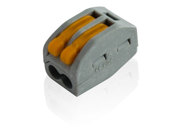 Borne de connexion électrique 2 fils type WAGO 222