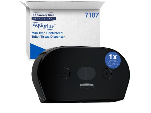 Distributeur De Papier Toilette Sans Tube Kimberly-Clark Professional - Blanc, Pour Rouleaux Scott Coreless